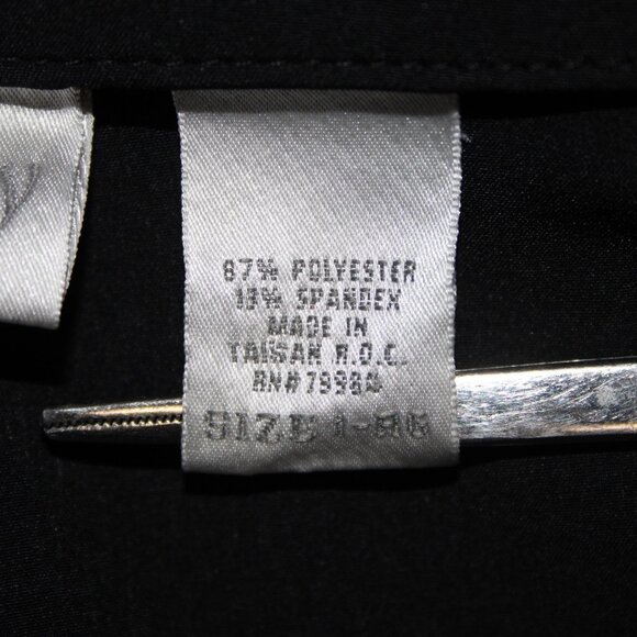 Chicos Zenergy Pant Sz 1 x 31 Reg Black Pockets Polyester Spandex Pant - Picture 10 of 16
